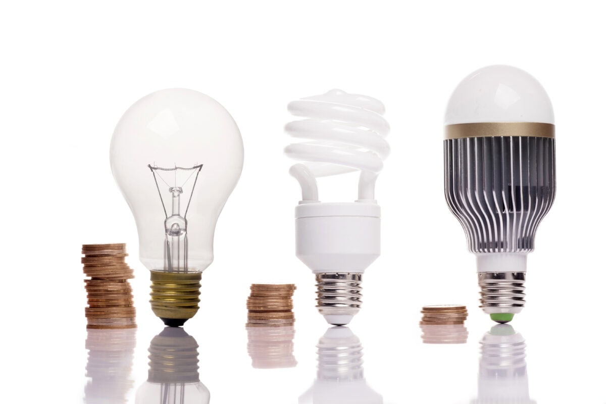 LED lightbulb cost comparison