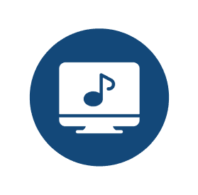 Audio-Video Screens and Music Distribution